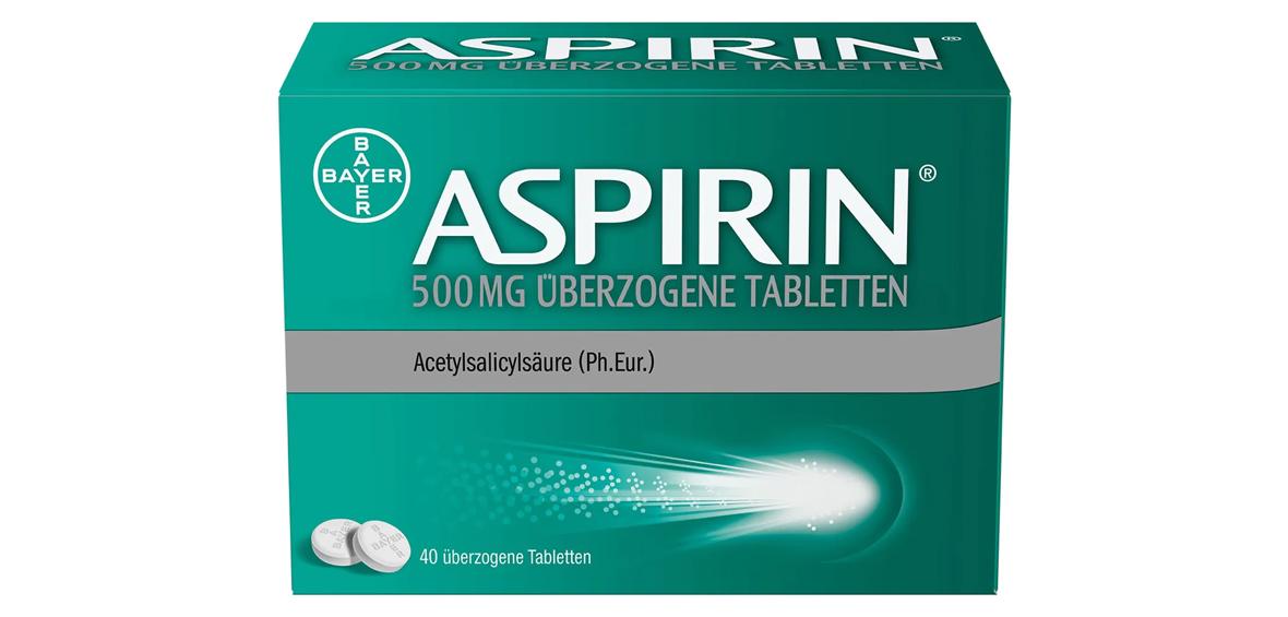 Aspirin Packung heute