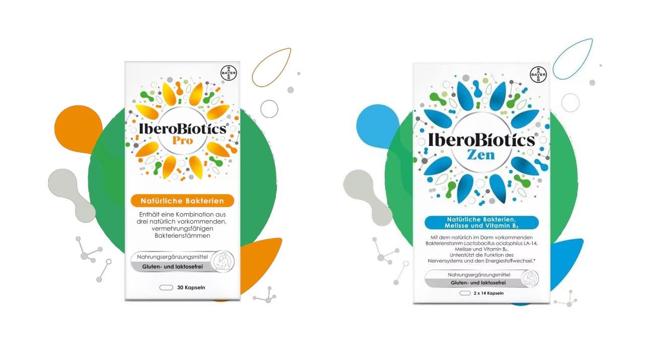 Packungen IberoBiotics Pro und Zen