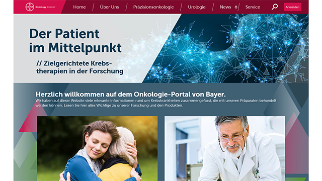 Onkologie Webseite